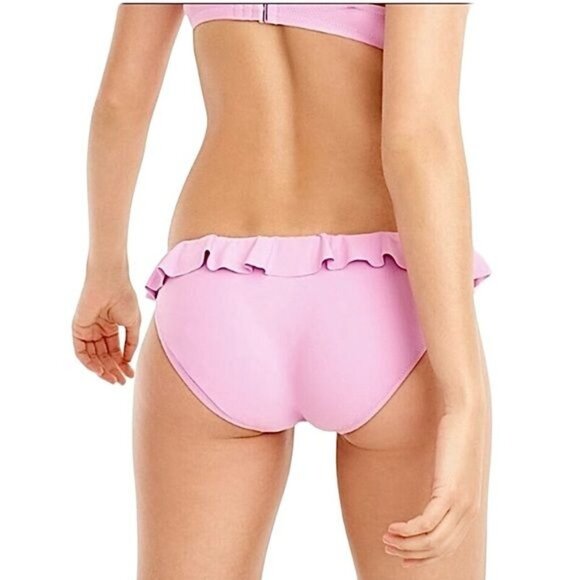 J. Crew Underwire Ruffle Hipster Bikini Size 32C Top and S Bottom NWT - Picture 4 of 6